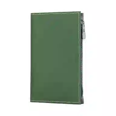 掐尖 纯色旅行多功能拉链 二层牛皮 机票夹证件袋护照包 男女同款情侣款 多色