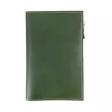 掐尖 纯色旅行多功能拉链 二层牛皮 机票夹证件袋护照包 男女同款情侣款 多色