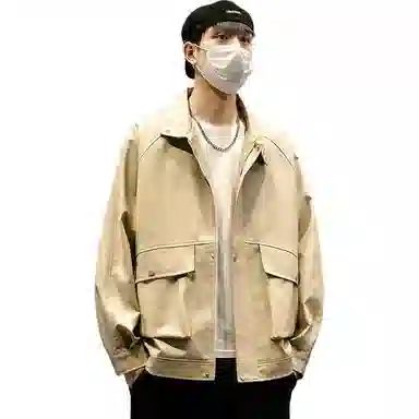 童先森 翻领插肩夹克外套 男款