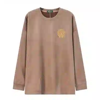 乱步 字母刺绣美式圆领卫衣 男女同款