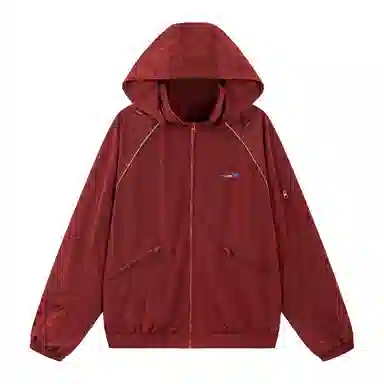 Mr. Jiangnan Line Stitch Detachable Hood Jacket