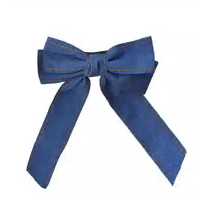 零界 韩系蝴蝶结飘带#好运 聚酯纤维 发夹 男女同款情侣款