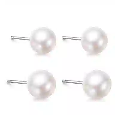 【珍珠耳钉套装】 零界 韩版珍珠耳饰公主森系气质简约百搭高级感 塑料 耳钉 男女同款情侣款