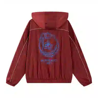 Mr. Jiangnan Line Stitch Detachable Hood Jacket