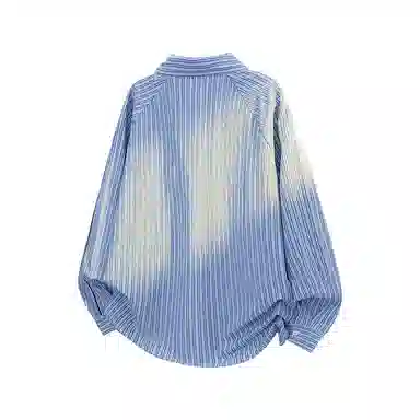 D&W Vintage Striped Shirt Jacket