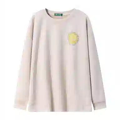 乱步 字母刺绣美式圆领卫衣 男女同款