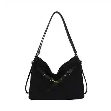 度森袋鼠 时尚复古高级感大容量托特包上班通勤 鹿皮绒 单肩包 常规 女款 多色