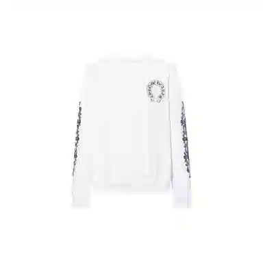 Chrome Hearts Logo Crewneck Sweatshirt White