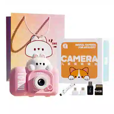 益米 超清像素 儿童数码相机  前后双摄 拍照/录影 拍立得 智能玩具