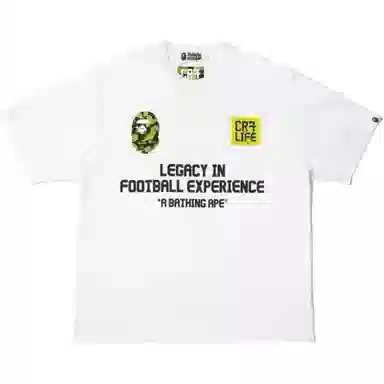 A BATHING APE x CR7 LIFE FW25 Camo 7 Tee