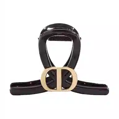 零界 大号复古金标鲨鱼夹抓夹高级感后脑勺显发量 亚克力 发夹 女款