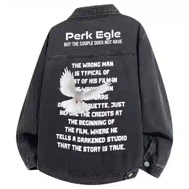 PERK EGLE Anti-War Series Denim Jacket