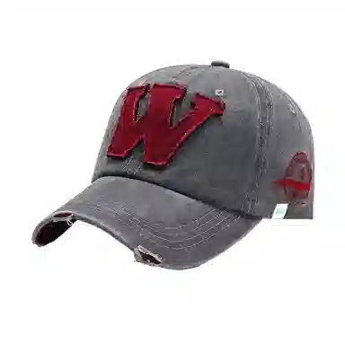 心水好物 美式复古棒球帽子水洗做旧牛仔布料防晒遮阳帽 棉  鸭舌帽 男女同款情侣款