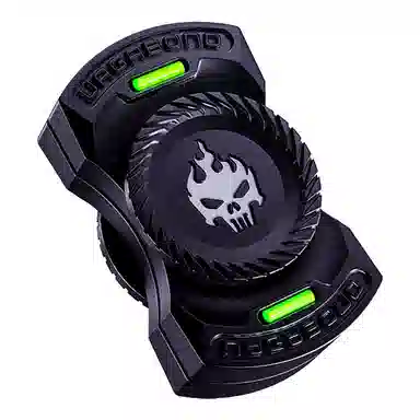 一点潮玩 按压金属旋转发光手指 解压玩具 指尖陀螺