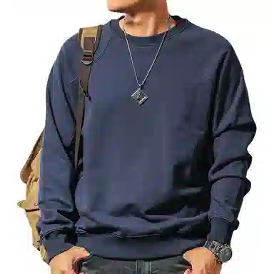 季言 美式重磅纯棉保暖百搭上卫衣 男款