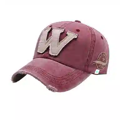 心水好物 美式复古棒球帽子水洗做旧牛仔布料防晒遮阳帽 棉  鸭舌帽 男女同款情侣款