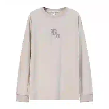 乱步 字母刺绣美式圆领卫衣 男女同款