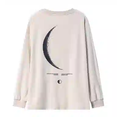 乱步 字母刺绣美式圆领卫衣 男女同款