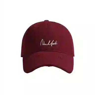 稻草人 韩版百搭简约刺绣字母棒球帽 大头围显脸小时尚潮流 棉 鸭舌帽 男女同款情侣款