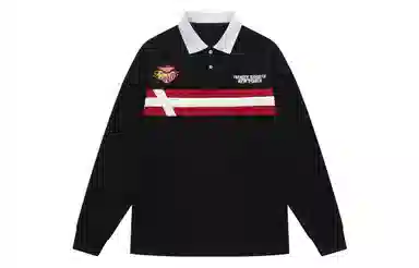 VEIDOORN Retro Stripe Polo Shirt