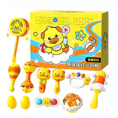 贝杰斯 新生儿安抚早教益智玩具 摇铃