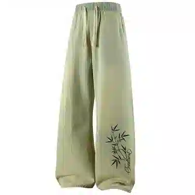 JEANSWEST Vintage Floral Print Jeans