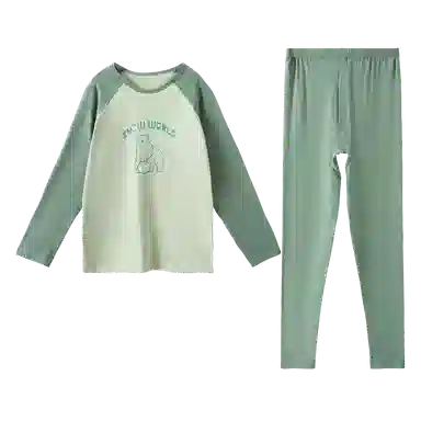 红豆 秋衣秋裤春秋亲肤微绒感保暖套装内衣