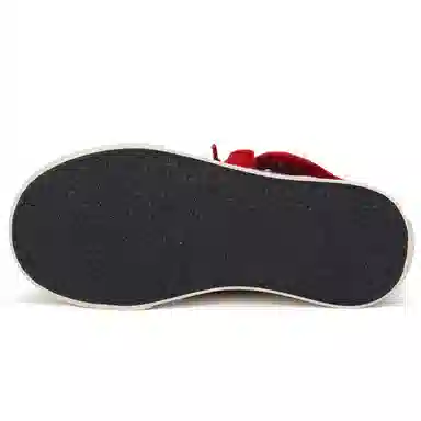 韩系小众百搭翻边格纹学院风舒适轻便防滑休闲运动两穿 耐磨增高减震 高帮 帆布鞋 女款