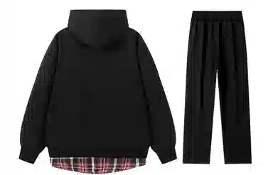 Stillslow Retro Stripe Zip Hoodie Set