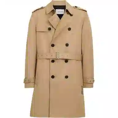 COACH Double-Breasted Trench Coat