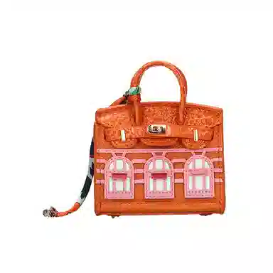 玄唐 时尚迷你房子包汽车钥匙包小窗包包挂饰口红包耳机包箱包小 皮革 挂件 男女同款情侣款