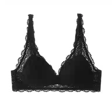 内在密码 本命年内衣女蕾丝性感小胸三角杯无钢圈上托防垂结婚新娘文胸 女款