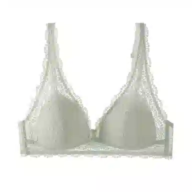 内在密码 本命年内衣女蕾丝性感小胸三角杯无钢圈上托防垂结婚新娘文胸 女款