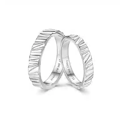 FANCI Glacier Love Couple Rings
