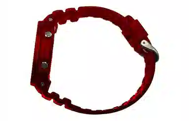 Casio GA-2100 Hand-Painted Coral Red