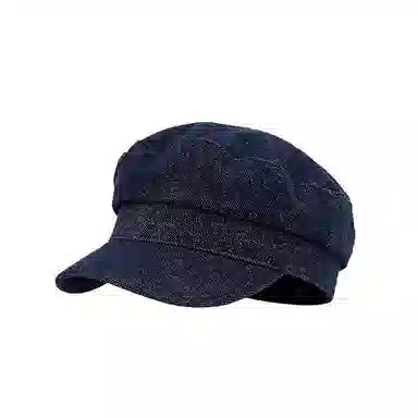 心水好物 日系简约牛仔画家帽显脸小户外防晒八角帽 棉 贝雷帽 男女同款情侣款