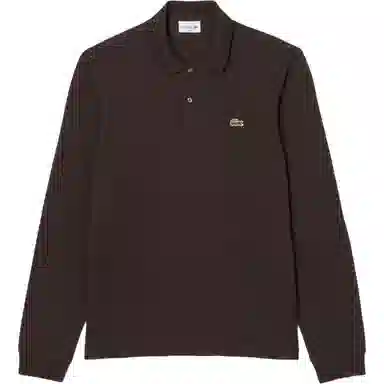 Lacoste Logo Patch Long Sleeve Polo
