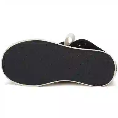 韩系小众百搭翻边格纹学院风舒适轻便防滑休闲运动两穿 耐磨增高减震 高帮 帆布鞋 女款