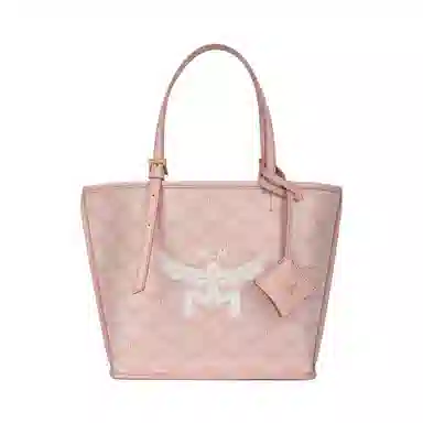 MCM Himmel Lauretos Tote Bag Pink