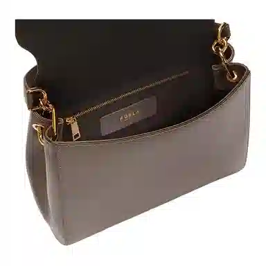 Furla Domus Small Shoulder Bag Gray