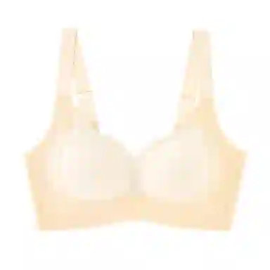 莫代尔 轻盈聚拢舒适承托调整型透气背心侧收副乳防下垂无痕内衣时尚百搭柔软聚拢文胸 女款