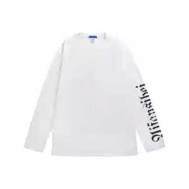 Avansbay Retro Letter Print Long Sleeve Tee