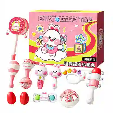 贝杰斯 新生儿安抚早教益智玩具 摇铃