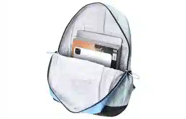 COEXISTENCE Patchwork Backpack Blue