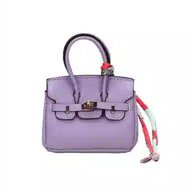 玄唐 创意硬币耳机钥匙迷你包包汽车挂饰 贵气箱包 皮革 挂件 女款