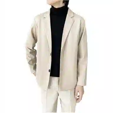 纯色简约两粒扣多季百搭休闲西服外套西装 男女同款