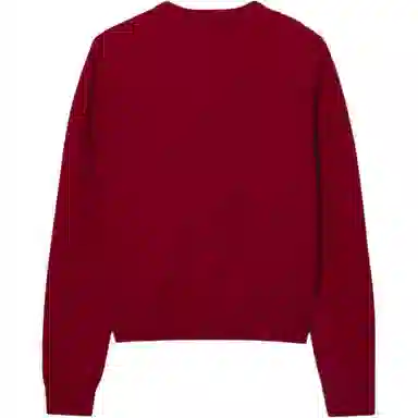 Dunst UNISEX CREWNECK KNIT CARDIGAN RED