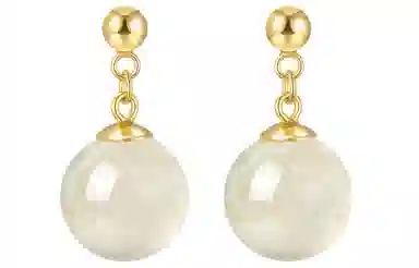 石头记 财富之石招财纳福 新中式国风设计串珠耳饰 显白贵气高级感通勤百搭 #好运 黄水晶 耳环 女款