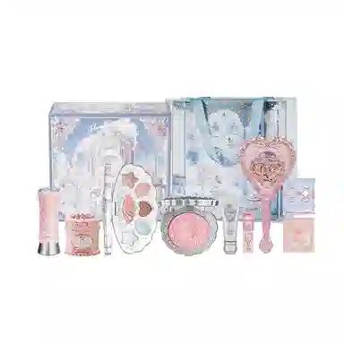 花知晓 灵动欧若风礼盒彩妆套装 易上色自然玻璃唇亮泽润泽