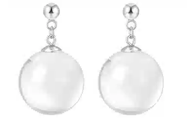 石头记 小众精致透亮纯净 清透氛围感白月光 优雅高级感 约会通勤百搭贵气感#好运天然 白水晶 耳环 女款